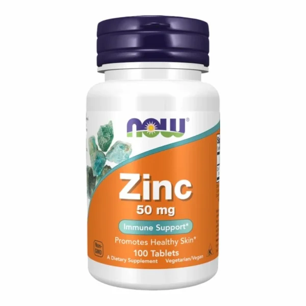 Now Foods, Zinc, 50 mg, 100 Tablets