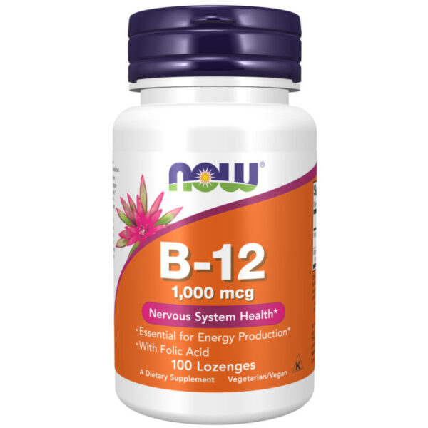 NOW Foods, B-12, 1000 µg, 100 pastilles